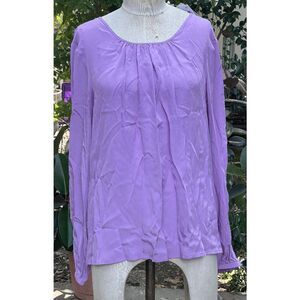 New With Tags 100% Lilac Silk Austin Reed Blouse - Size 16